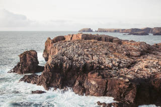 View south towards Moo Stack & Silwick