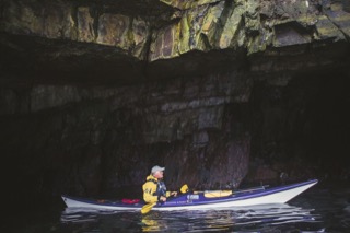 Kayaker south of Boddam