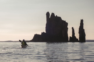 Kayaker at the Drongs
