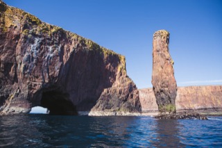 Sea stack & Lyra Skerry