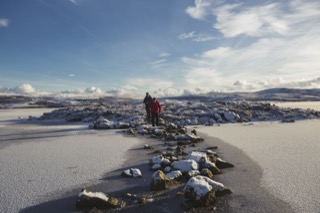 An island in Clousta Loch, Shetland