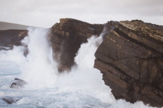 Scat Ness cliffs