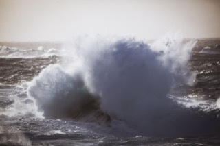 Crashing wave, Ness of Burgi