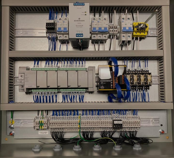 Pneumatic and Electric Control Panels