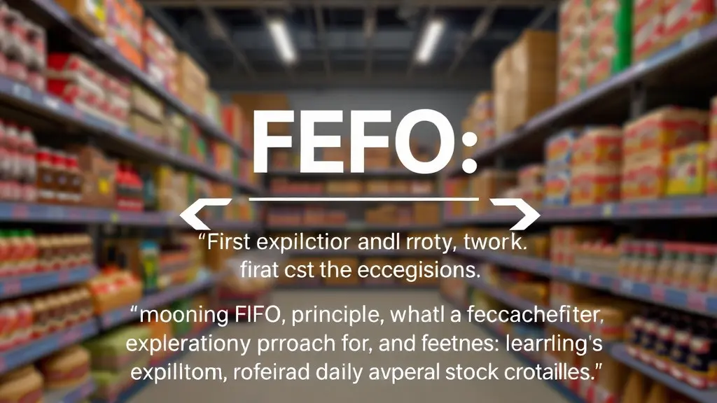 FEFO là gì? Tìm hiểu về nguyên tắc quản lý tồn kho