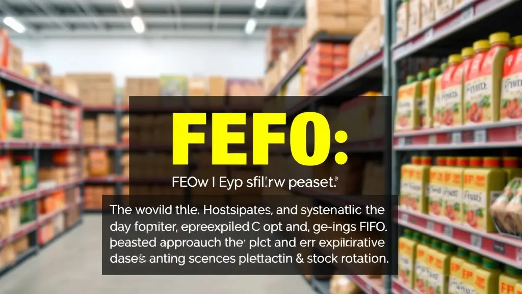FEFO là gì? Tìm hiểu về nguyên tắc quản lý tồn kho