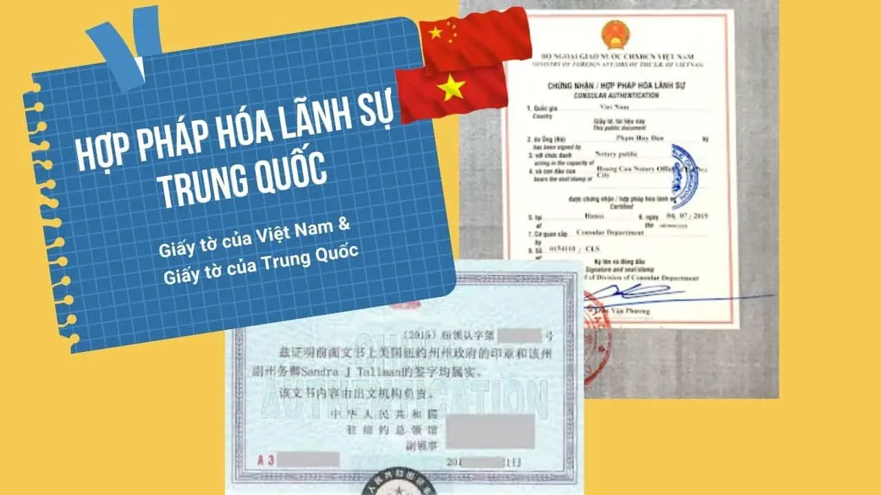 Các Loại Giấy Tờ Cần Hợp Pháp Hóa Lãnh Sự Và Thủ Tục Thực Hiện