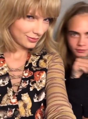 Cara Delevingne Shares an Unseen 2016 Video of Taylor Swift Off-Duty