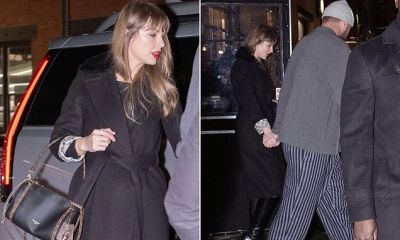 Taylor Swift bundles up in $13k outfit as she and Travis Kelce surface for rare date night in NYC