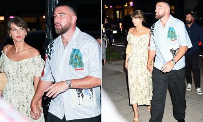 Taylor Swift holds hands with fiance Travis Kelce during romantic NYC date night as VERY special guest confirms attendance at their upcoming wedding
