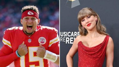 Patrick Mahomes Enlists Taylor Swift to Celebrate Dominating Win Over Raiders