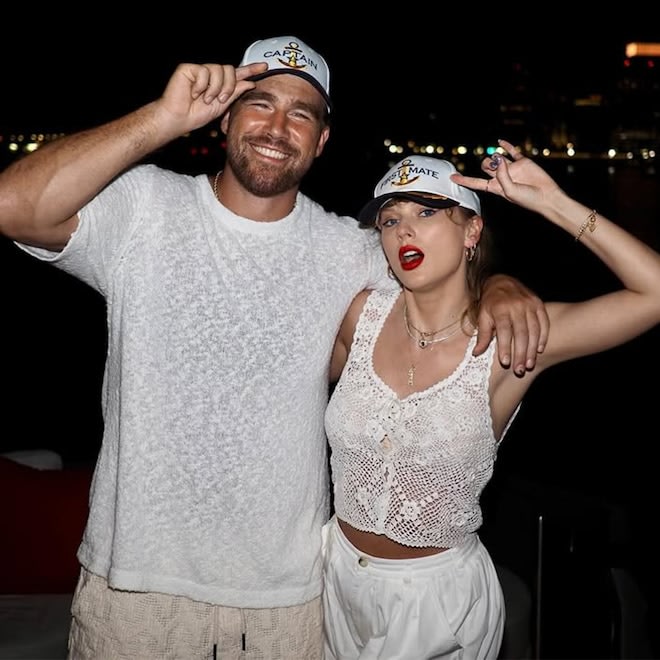 Travis Kelce Reacts to Taylor Swift's "Magical" New Heights Milestone