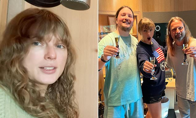 Taylor Swift celebrates new milestone with 14th number-one single in makeup-free clips