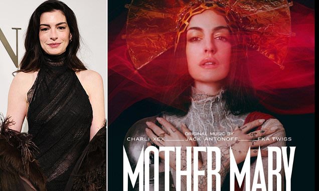 Anne Hathaway's song for her pop star movie is revealed as she plays a cross between Taylor Swift and Lady Gaga