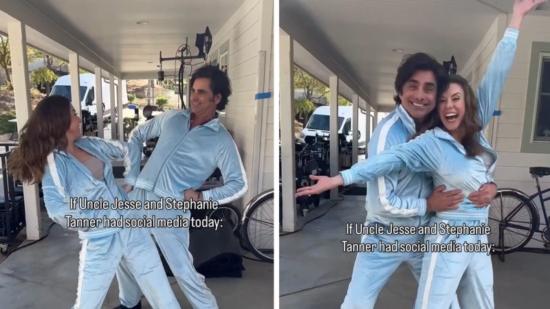 John Stamos & Jodie Sweetin Dance to Taylor Swift in Sweet 'Full House' Reunion