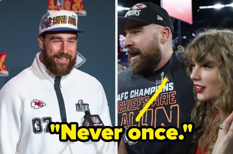 Travis Kelce Says He's "Never" Argued With Taylor Swift: "Never Once"