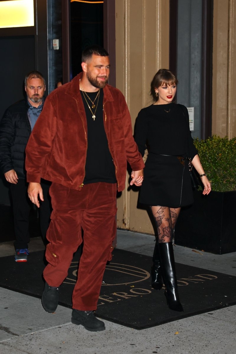 Travis Kelce insists he and Taylor Swift ‘never’ argue as he gets marriage advice from George Clooney