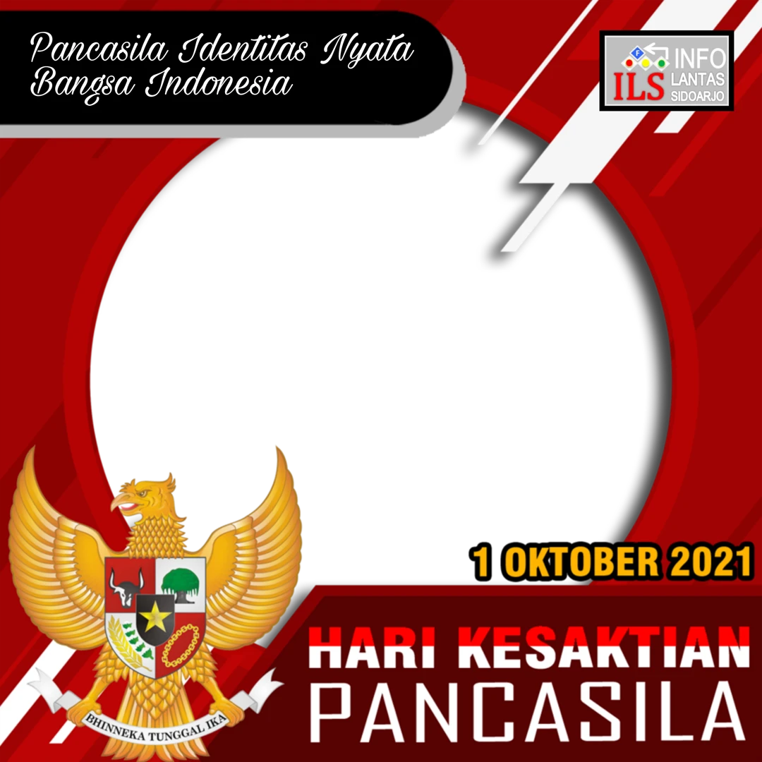 Download Gambar Twibbon ILS Kesaktian Pancasila 1 2021 buatan Anang Tristianto