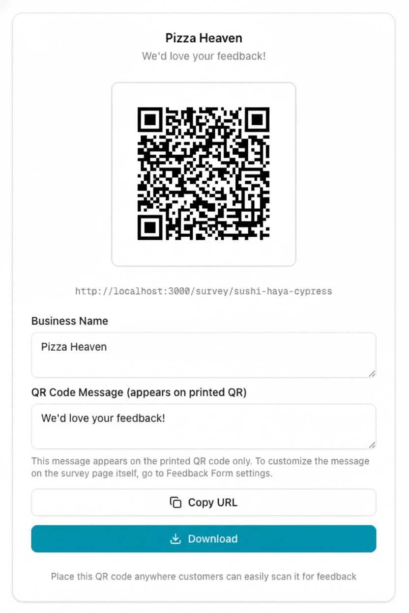 QR code generation example