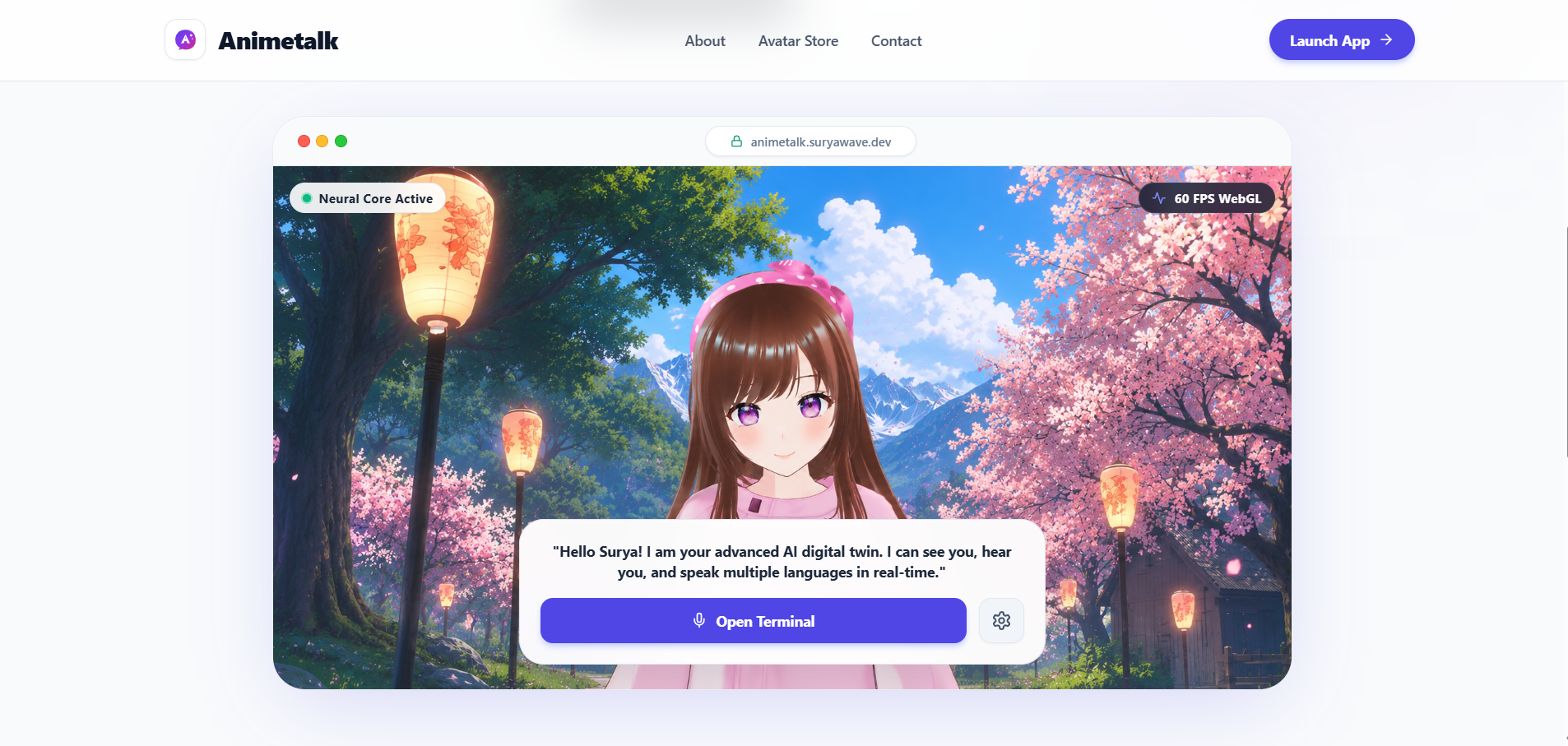 Animetalk 3D Calling AI