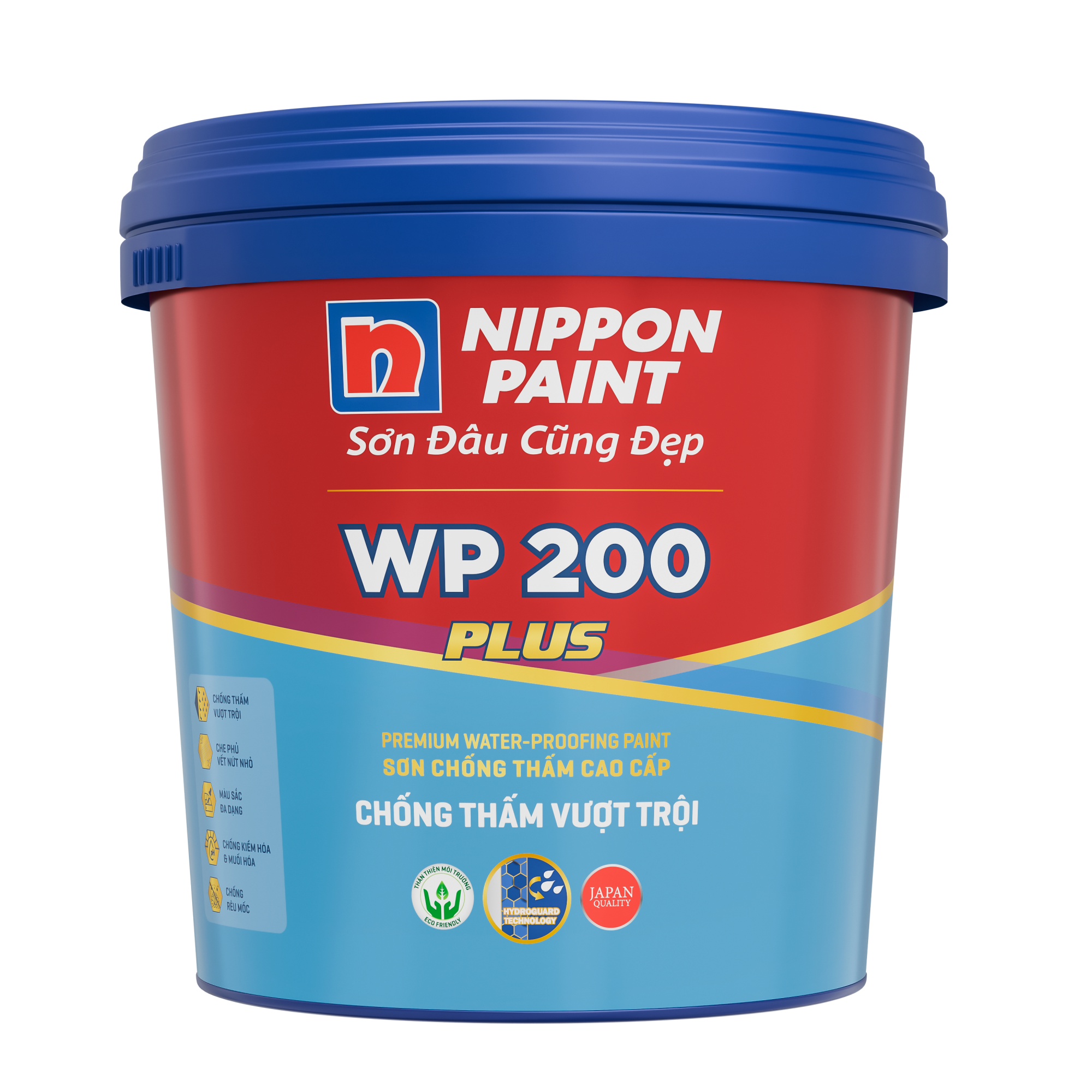 Bao bì Nippon Paint WP 200 Plus — ảnh Paintmart; đối chiếu quy cách khi tư vấn