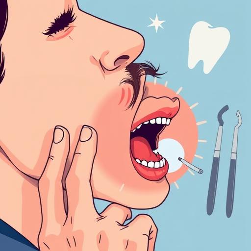 Почему возникает боль при открытии рта после удаления зуба?