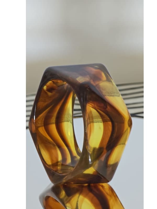 Acrylic chunky bangles 