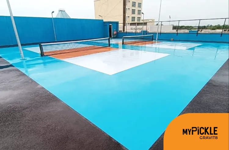 Pickleball Courts on Rooftop