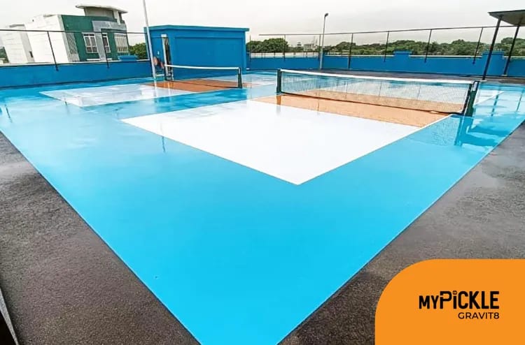 Pickleball Courts on Rooftop