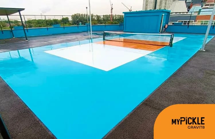 Pickleball Courts on Rooftop