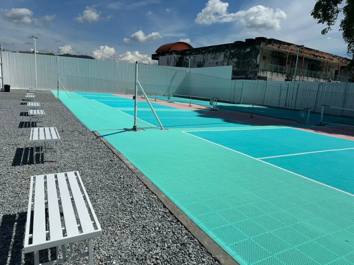 Pickleball at Ampang, KL. Right behind Dagang Avenue Food Court