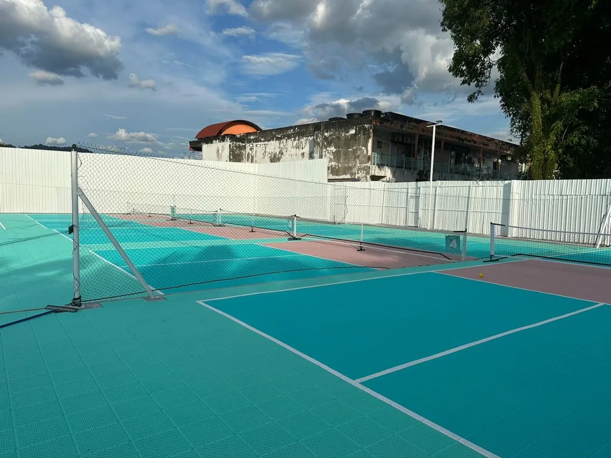 Pickleball at Ampang, KL. Right behind Dagang Avenue Food Court