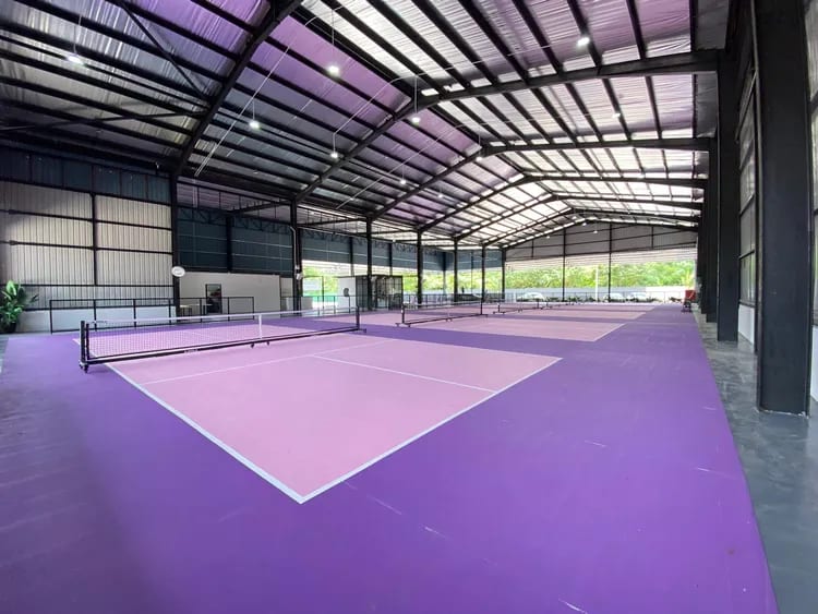 pickleball courts build in factory at petaling jaya