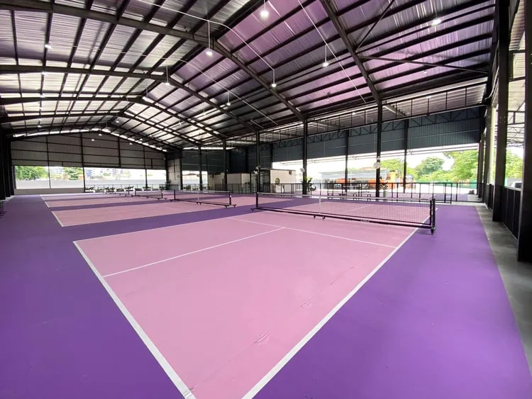 pickleball courts build in factory at petaling jaya