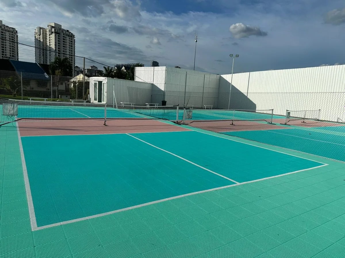 Pickleball at Ampang, KL. Right behind Dagang Avenue Food Court