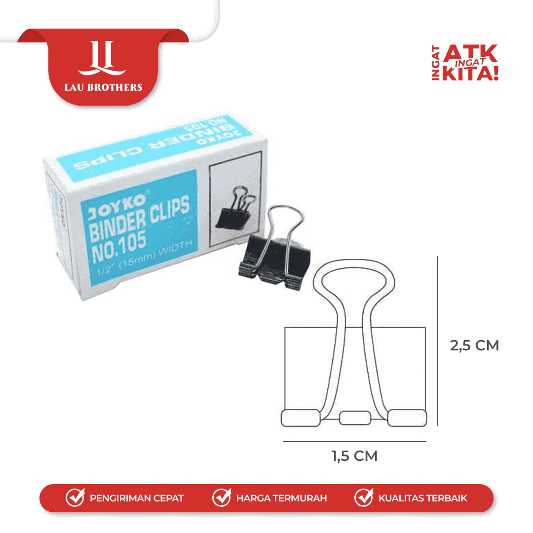 JOYKO BINDER CLIP NO.105 (1DUS) - Image 2