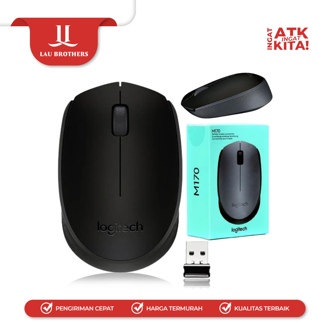 LOGITECH MOUSE WIRELESS M170 (1PC) - Image 2