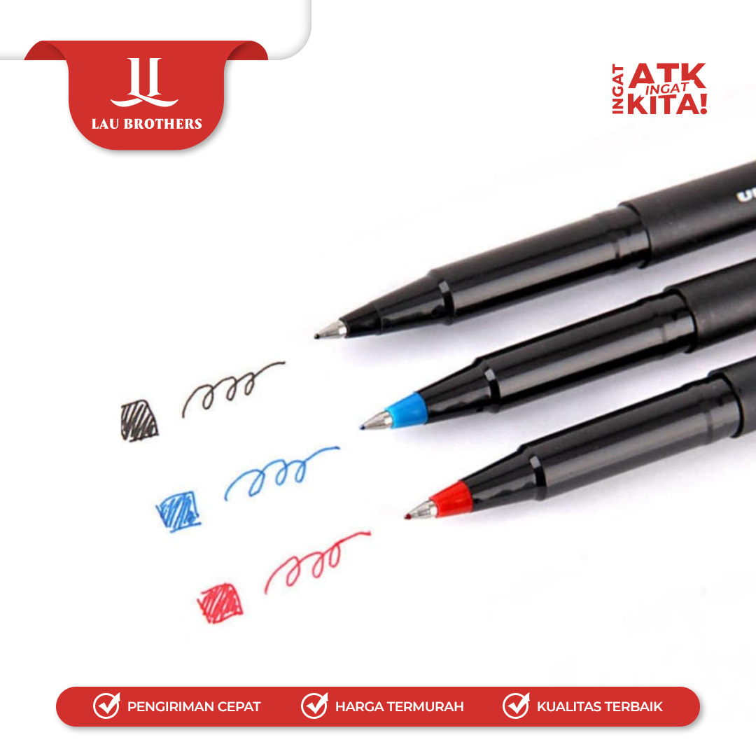 BOXY PULPEN UNIBALL 0.5mm UB-105 (1LSN/ 12PCS) - Image 2