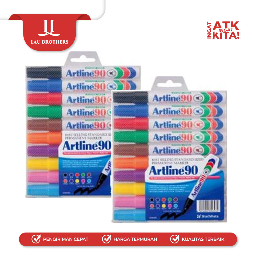 ARTLINE 90 SPIDOL PERMANEN/ PERMANENT MARKER EK-90 (1LSN /12PCS) - Image 3