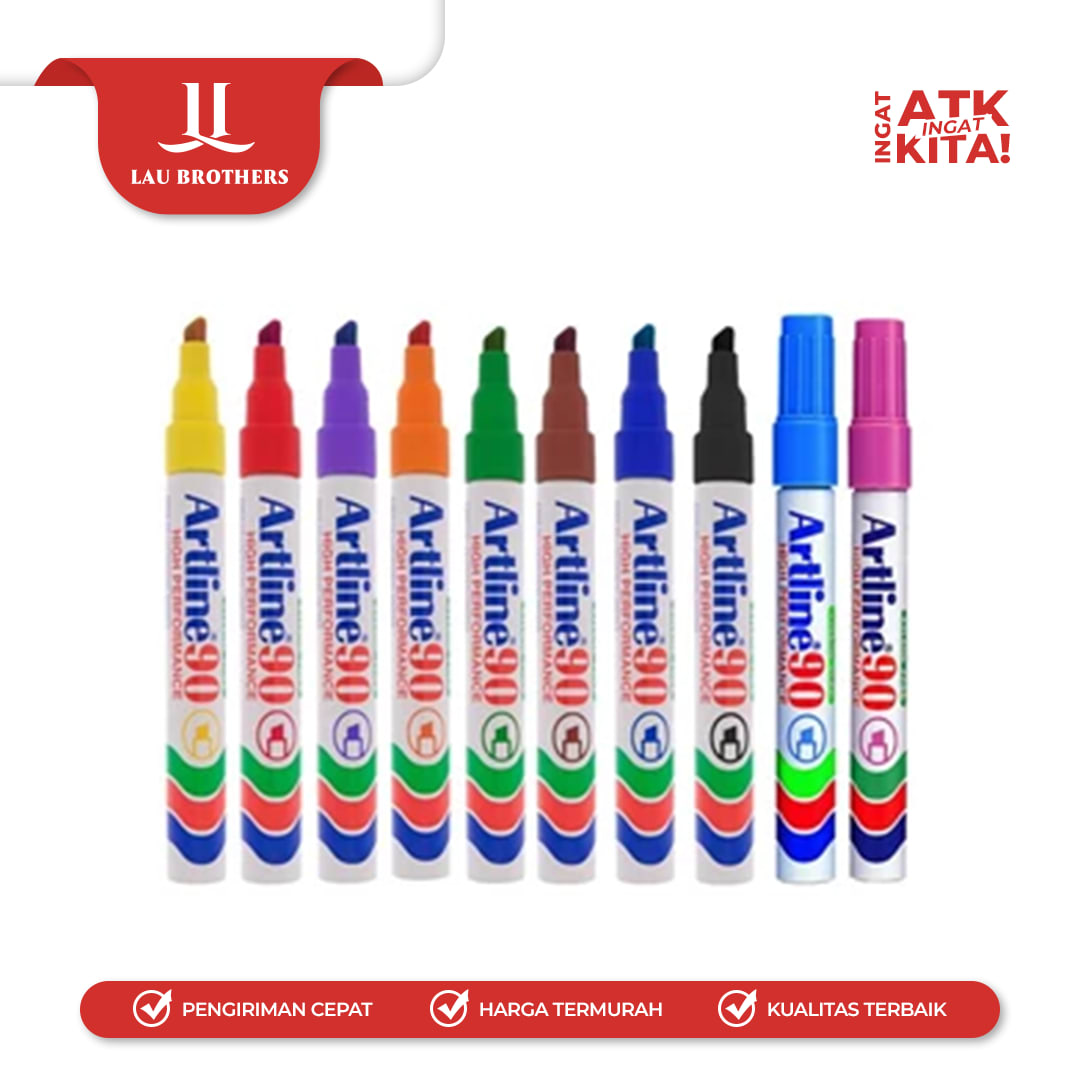 ARTLINE 90 SPIDOL PERMANEN/ PERMANENT MARKER EK-90 (1LSN /12PCS) - Image 2