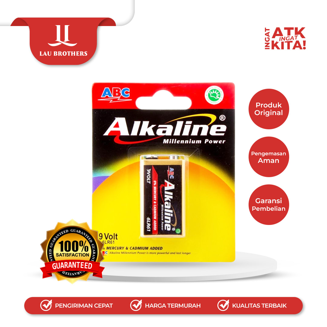 ALKALINE BATERAI 9V (1PC)