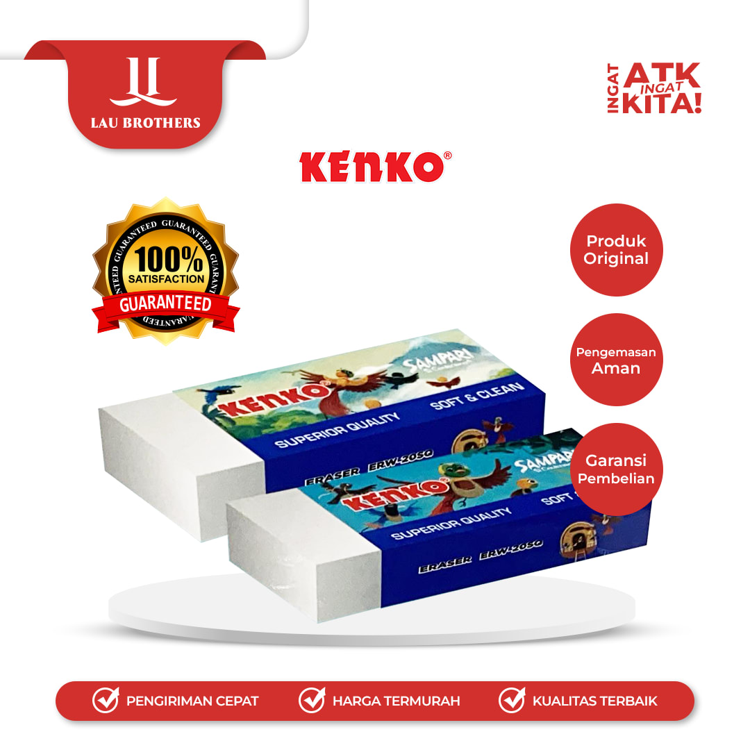 KENKO PENGHAPUS/ ERASER ERW-20SQ-SPR (1PACK/ 20PCS)