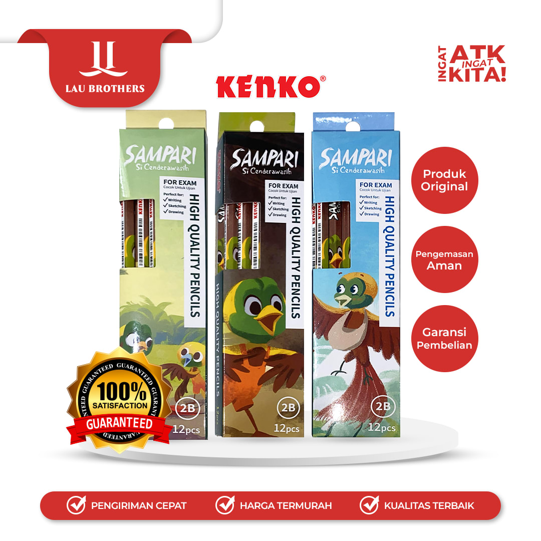 KENKO PENSIL 2B-6389 SAMPARI (1LSN/ 12PCS)