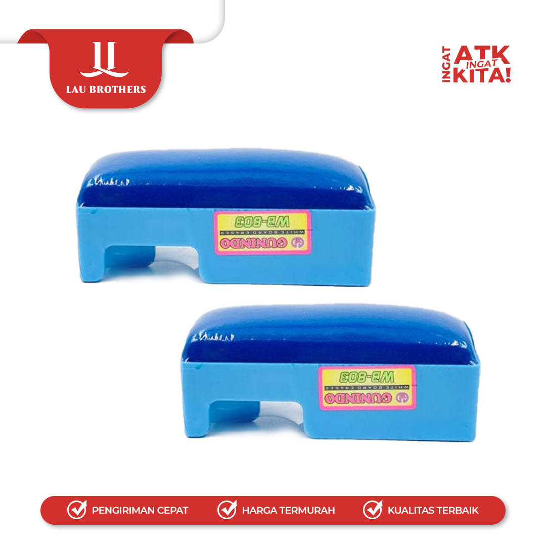 GUNINDO PENGHAPUS PAPAN TULIS/ WHITEBOARD ERASER (3PCS) - Image 2