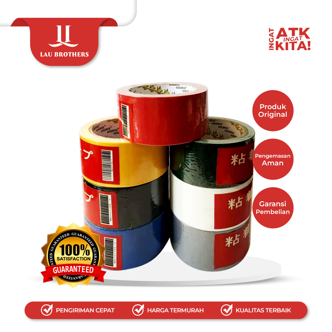 GOLDFOX LAKBAN LINEN/ CLOTH TAPE 2" (1ROLL)
