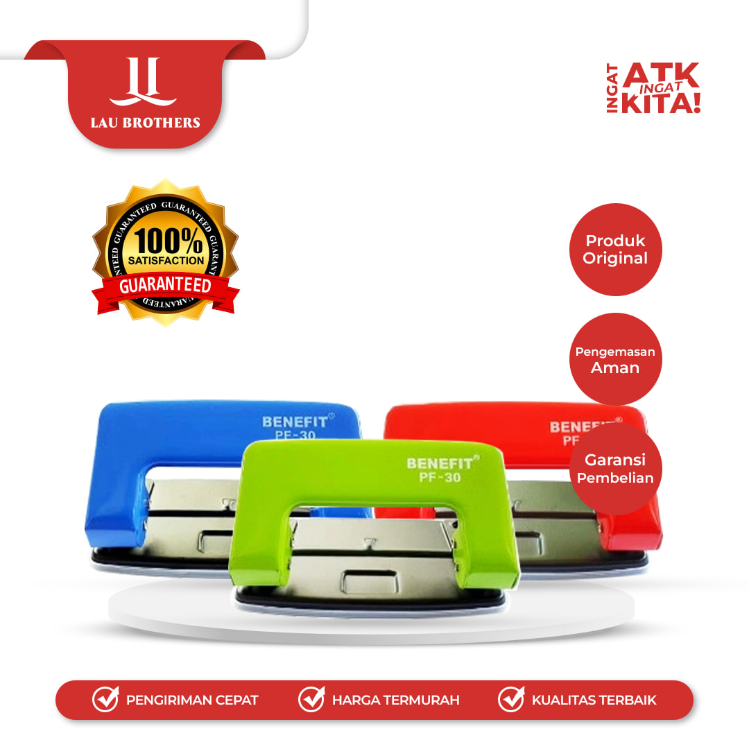 BENEFIT 2 PEMBOLONG KERTAS/ HOLE PUNCH PF-30 (1PC)