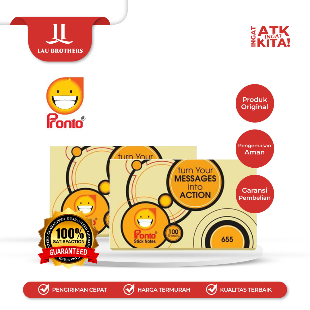 PRONTO STICKY NOTE NO.655 (1PAD)