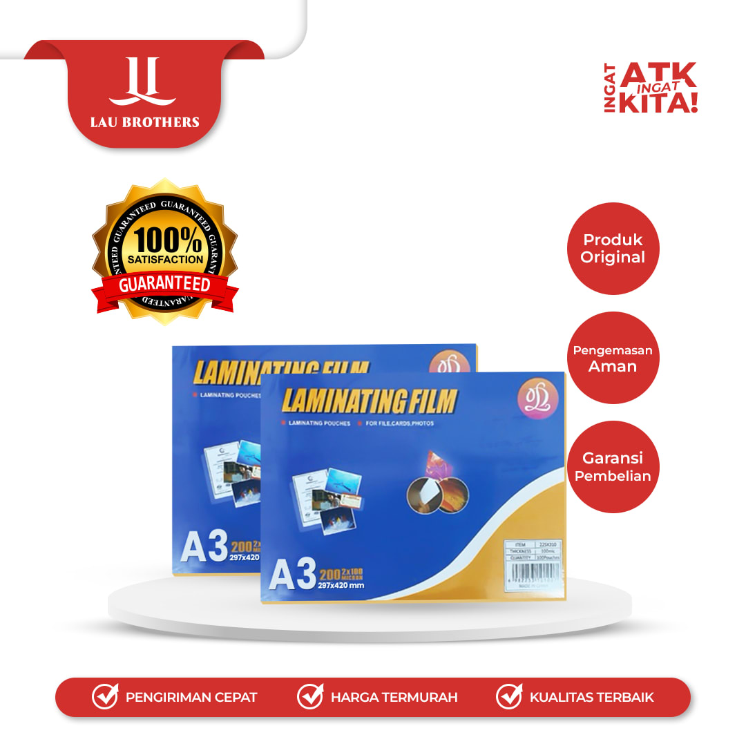 DL PLASTIK LAMINATING A3 (1PACK)
