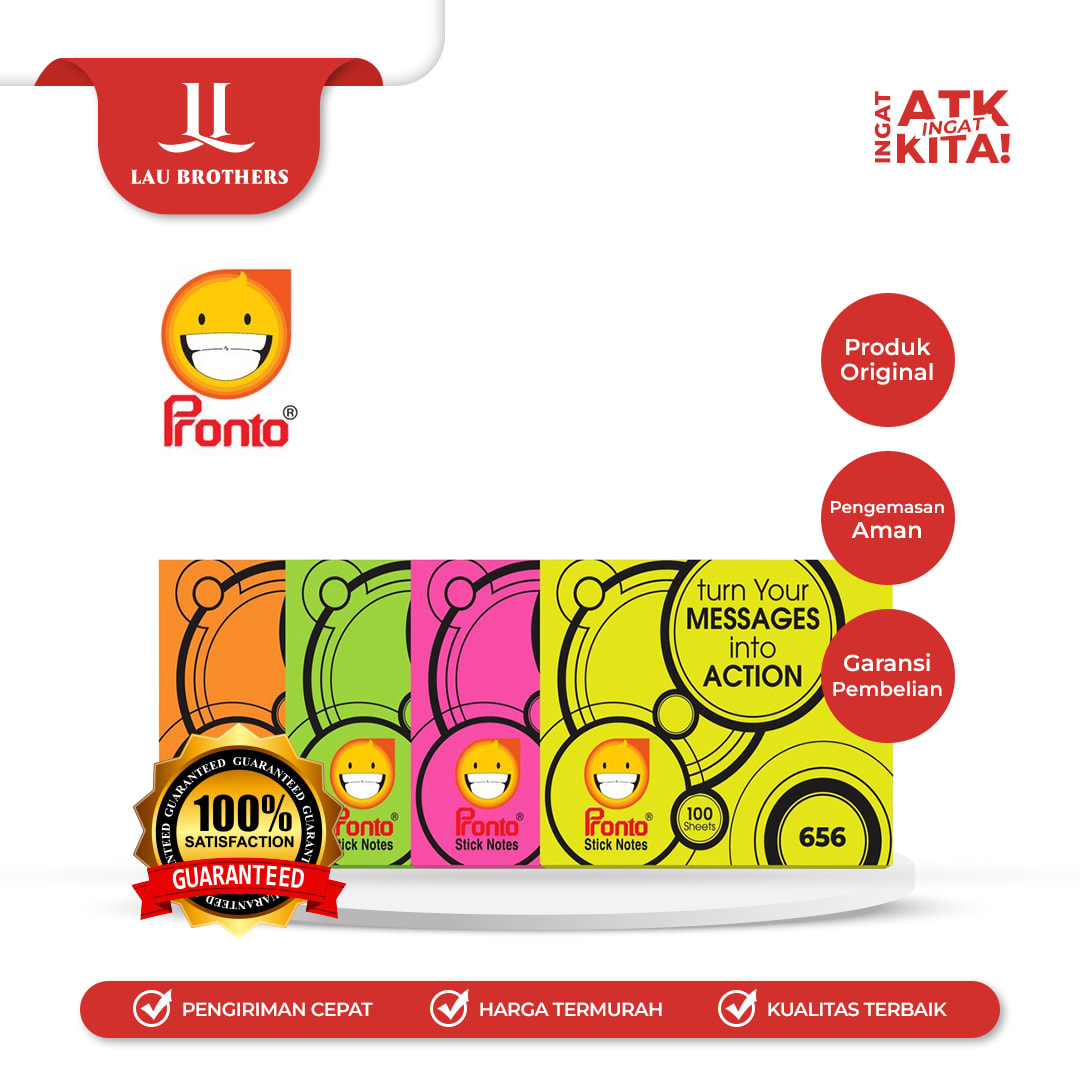PRONTO STICKY NOTE NO.656 (1PAD)