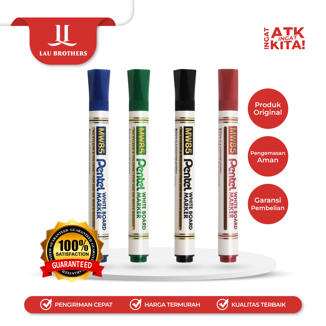 PENTEL SPIDOL PAPAN TULIS/ WHITEBOARD MARKER MW85 (1PC)